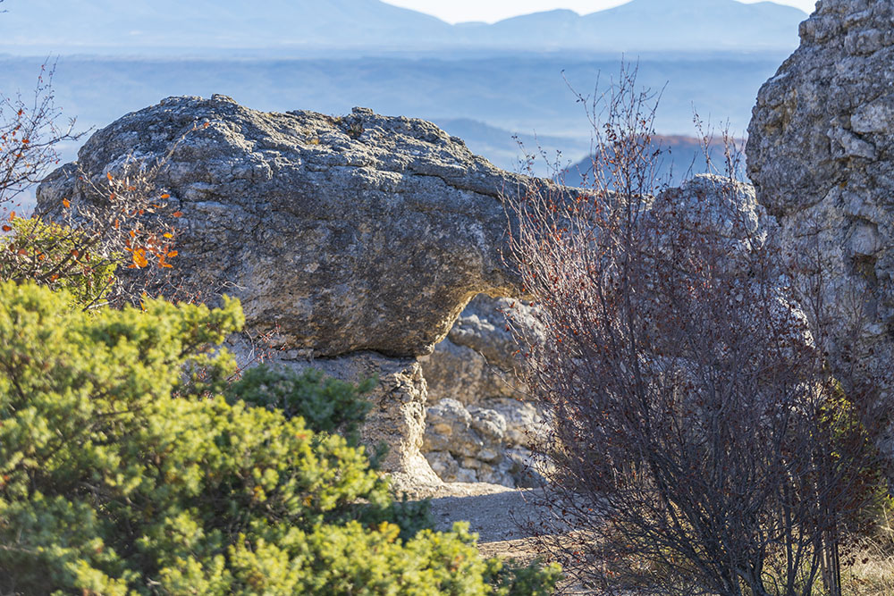 Les Mourres paysage traversé pendant le THP ©AD 04 / Adrien Noat