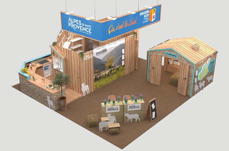 Le stand des Alpes de Haute Provence au SIA 2025