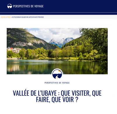 Perspectives de voyage vallée de l'Ubaye