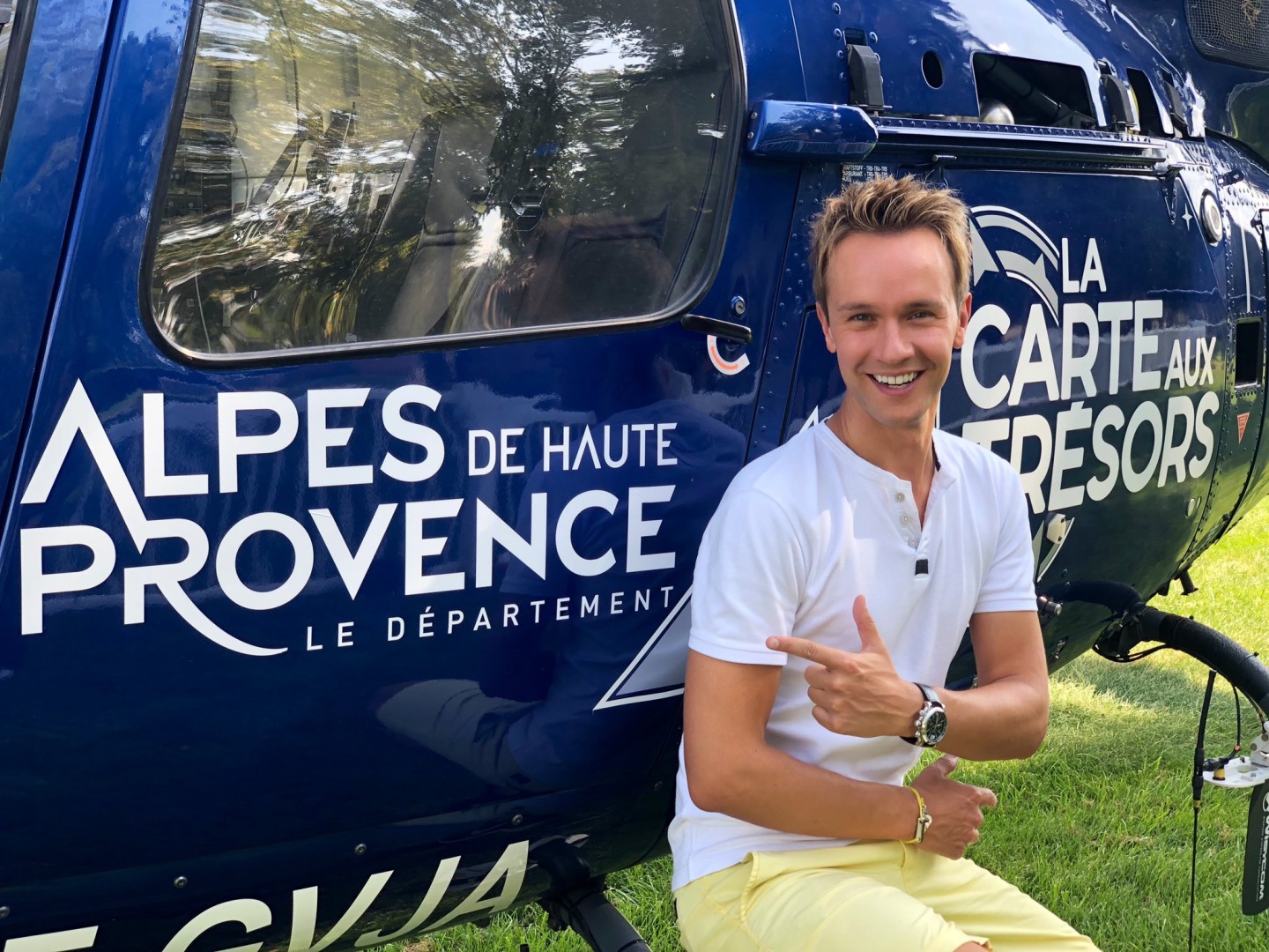 Tournage de La Carte aux Trésors dans les Alpes de Haute Provence