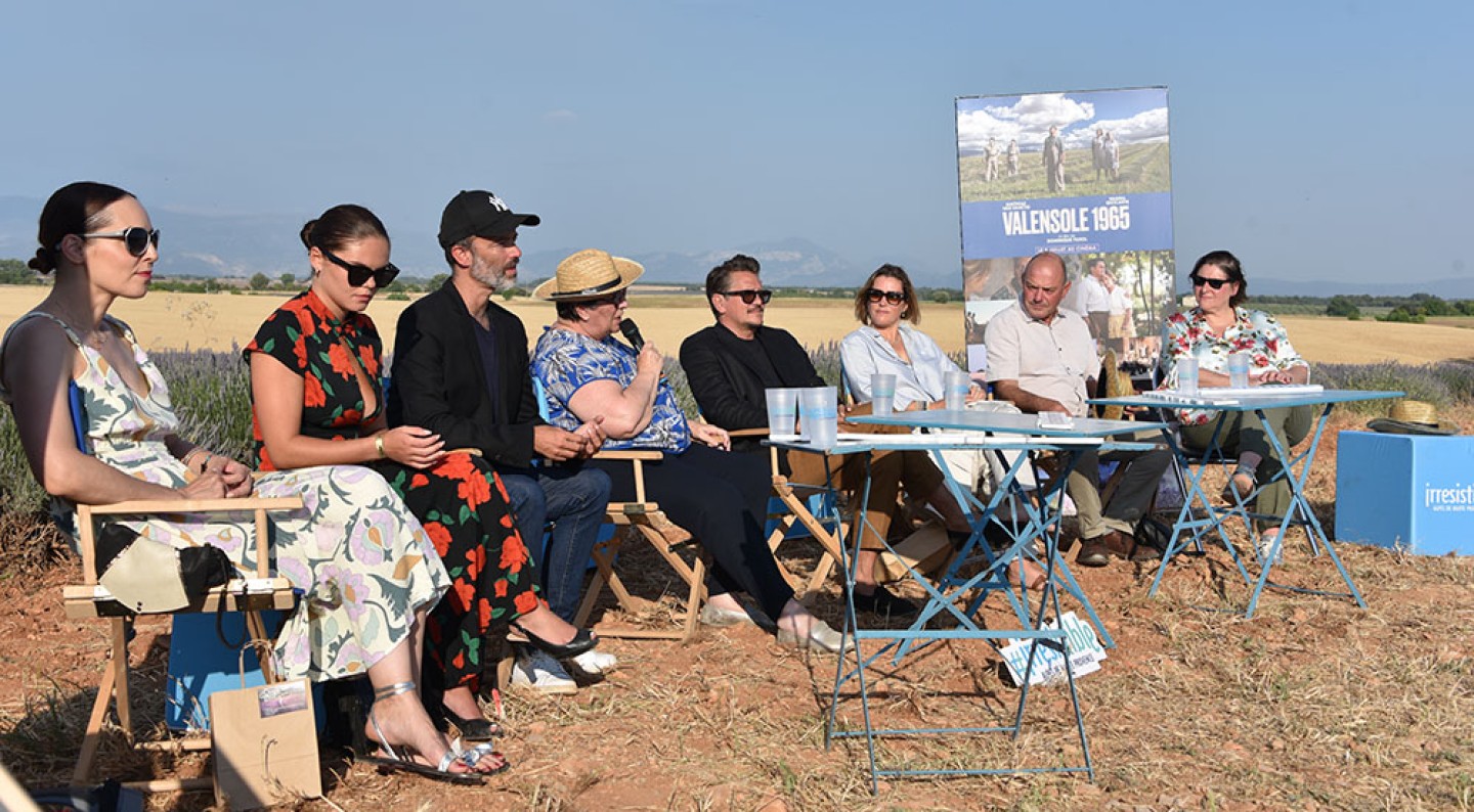 Avant-première du film Valensole 1965