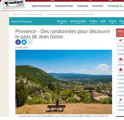 Routard article Jean Giono