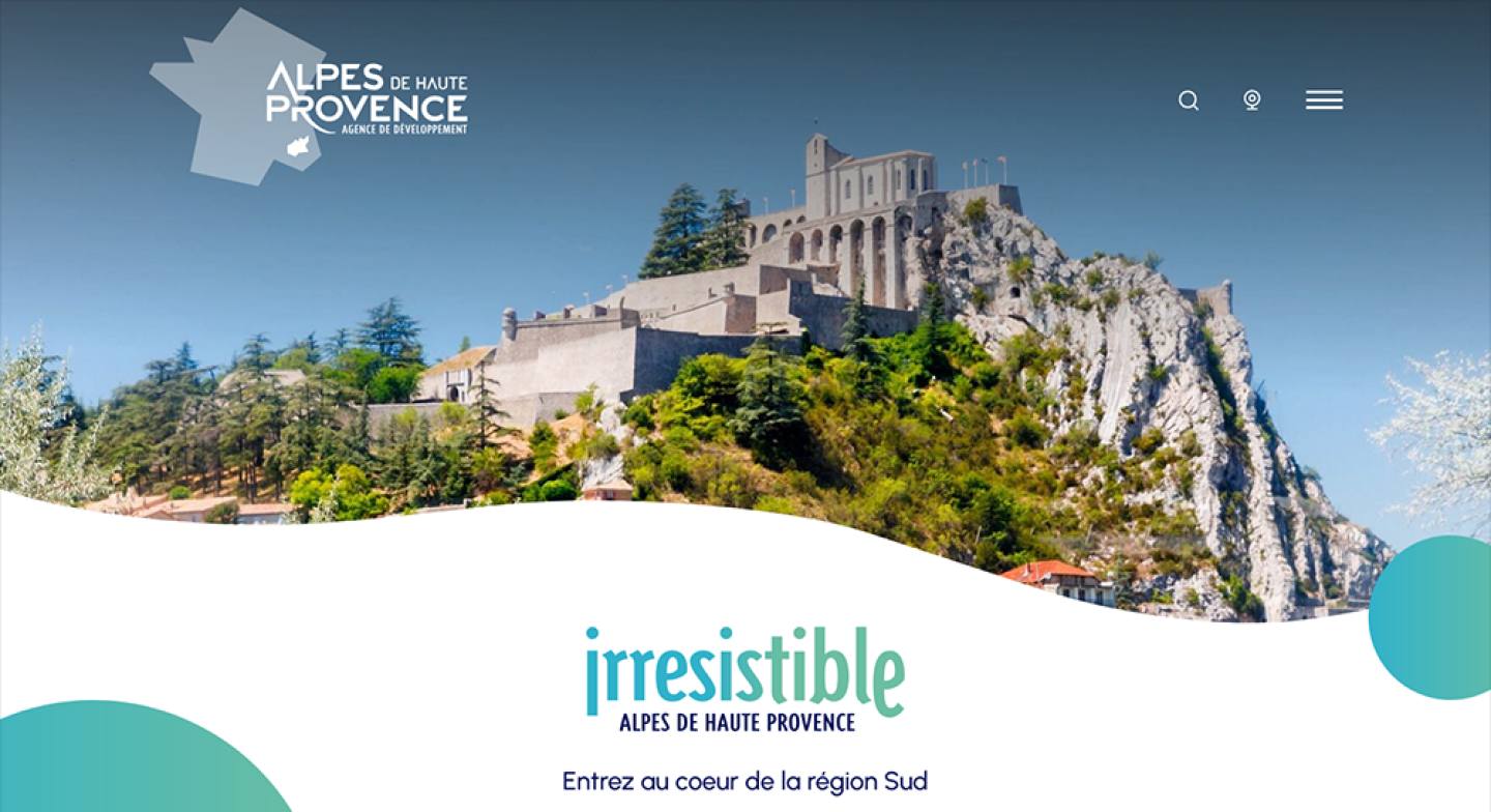 Refonte du site internet tourisme des Alpes de Haute Provence Refonte du site internet tourisme des Alpes de Haute Provence