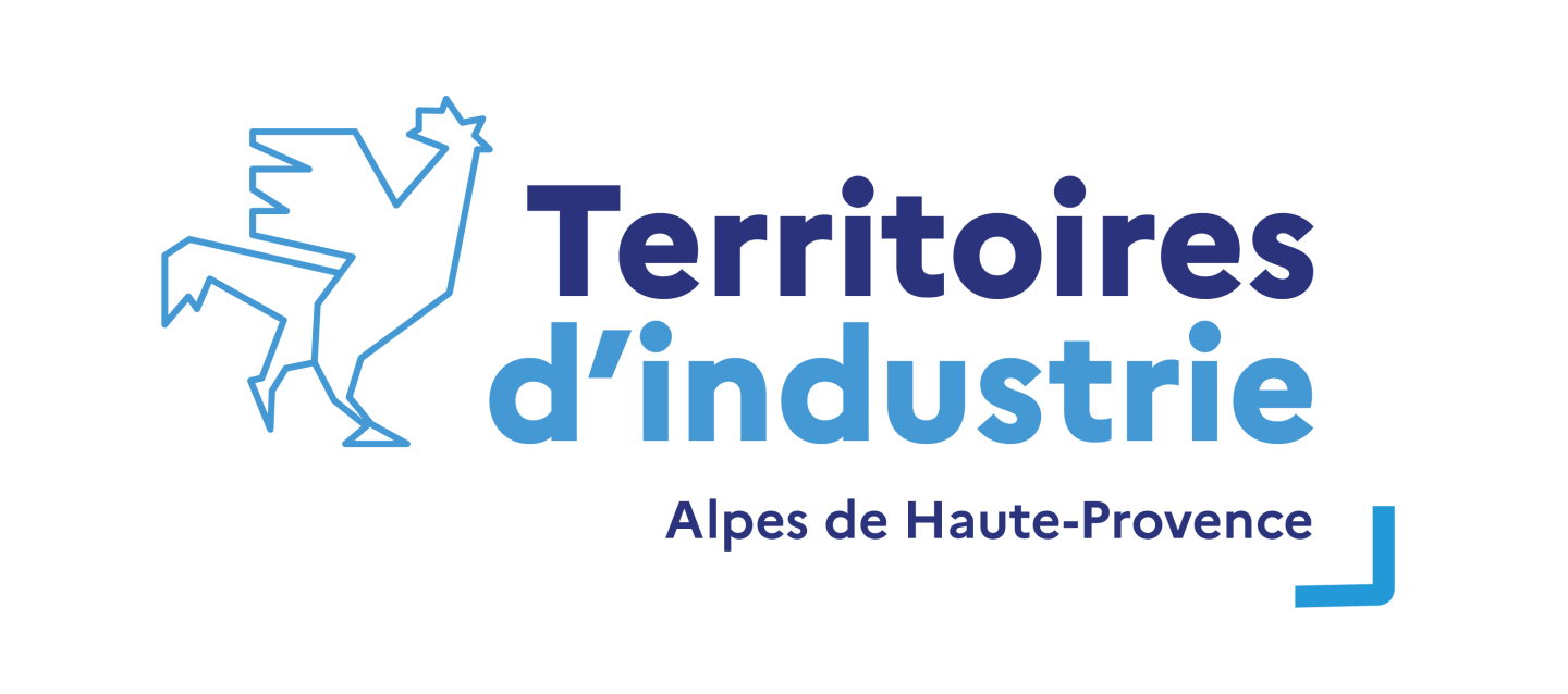 Logo Territoires d'industrie Alpes de Haute-Provence