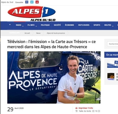 Alpes 1 - 29 avril 2020