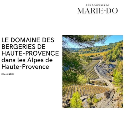 Blog Les adresses de Marie-Do : Les Bergeries de Haute-Provence