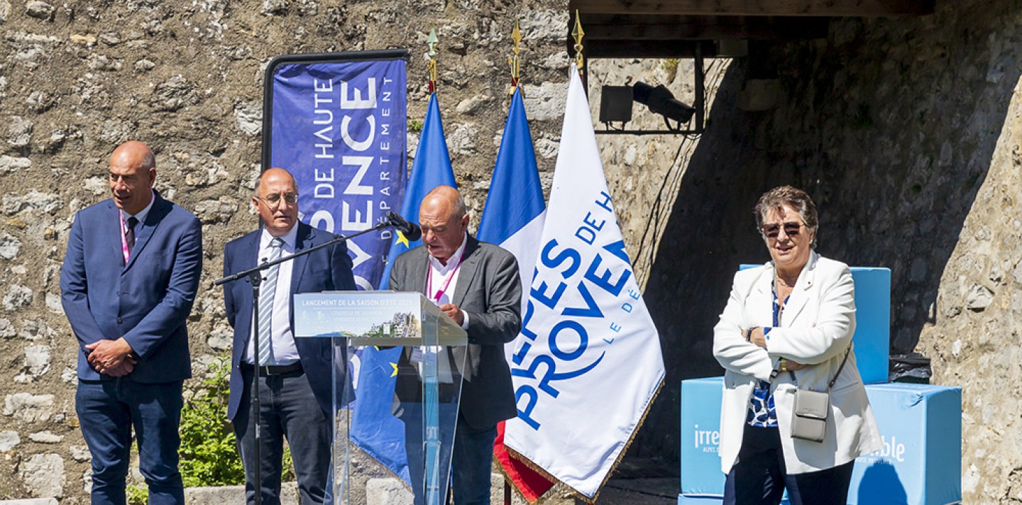 Lancement de la saison touristique 2025 à la citadelle de Sisteron Lancement de la saison touristique 2025 à la citadelle de Sisteron
