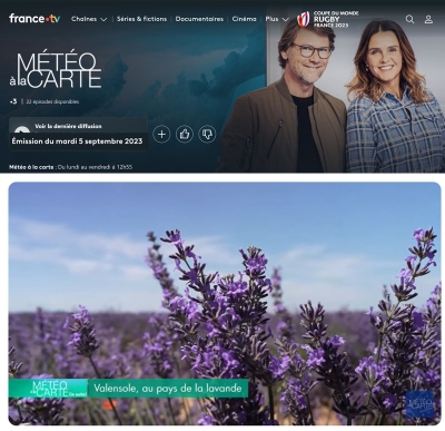 Emission TV "Météo à la Carte" sur France 3