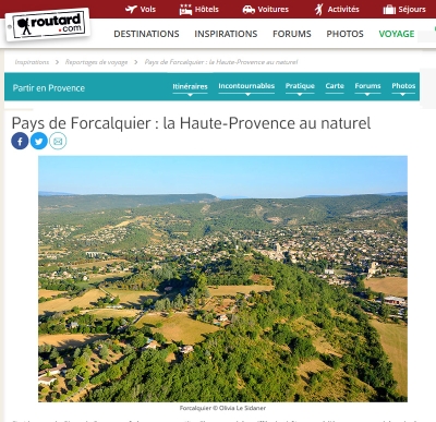 Pays de Forcalquier : la Haute-Provence au naturel par Olivia Le Sidaner Le Routard