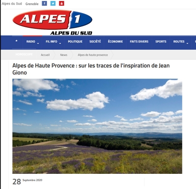 Alpes 1 Route Giono interview de Jean-Louis Carribou