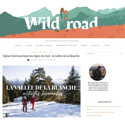 Blog Wild road Vallée de la Blanche