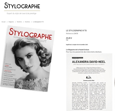 Accueil de presse Le stylographe 2025