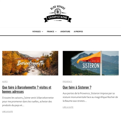 Blog Voyage Cash Pistache