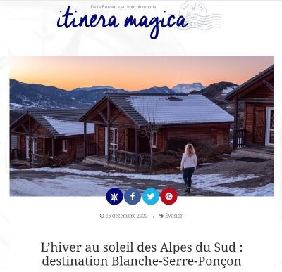 Blog Itinera Magica : hiver au soleil des Alpes du Sud