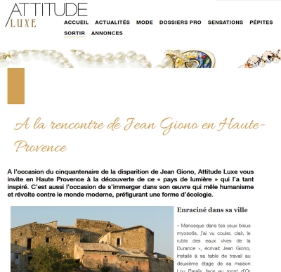 attitude luxe Giono 2020