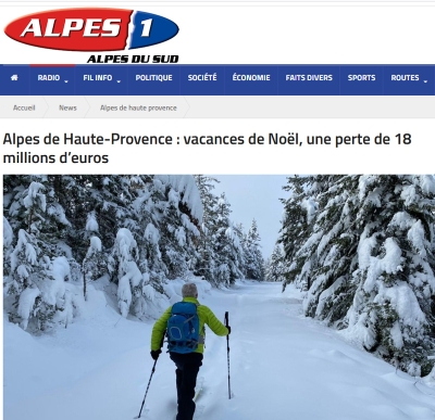 Alpes 1  Alpes de Haute-Provence : vacances de Noël