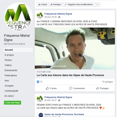 Fréquence Mistral Digne - 28 avril 2020