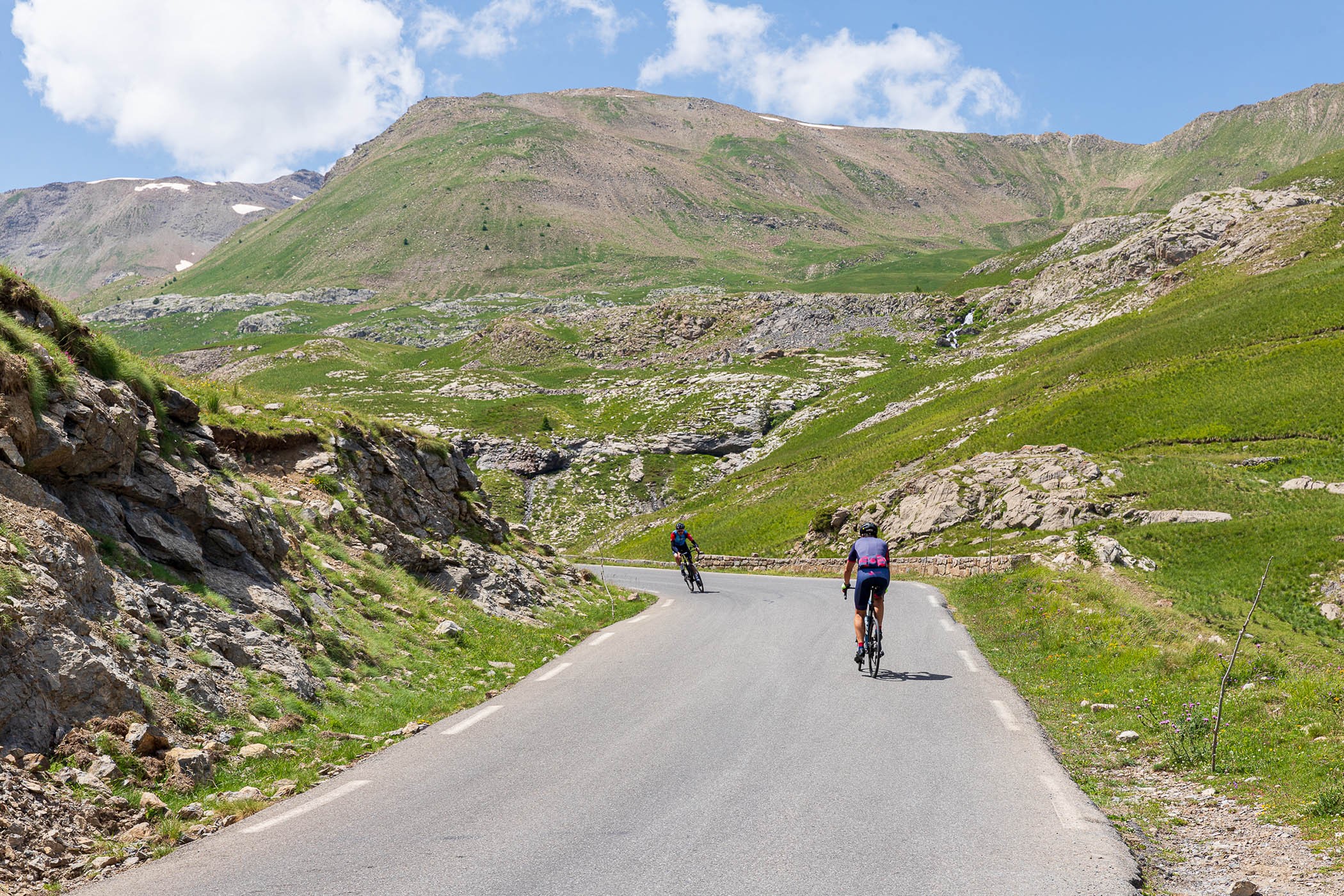 Cyclotourisme dans le Col de la Bonette
