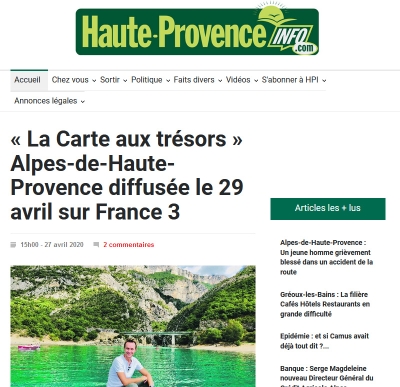 "La Carte aux Trésors"  Haute Provence Info