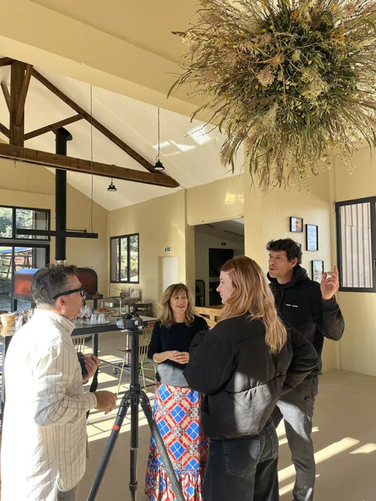 Accueil de presse Côté Sud chez Ephrem