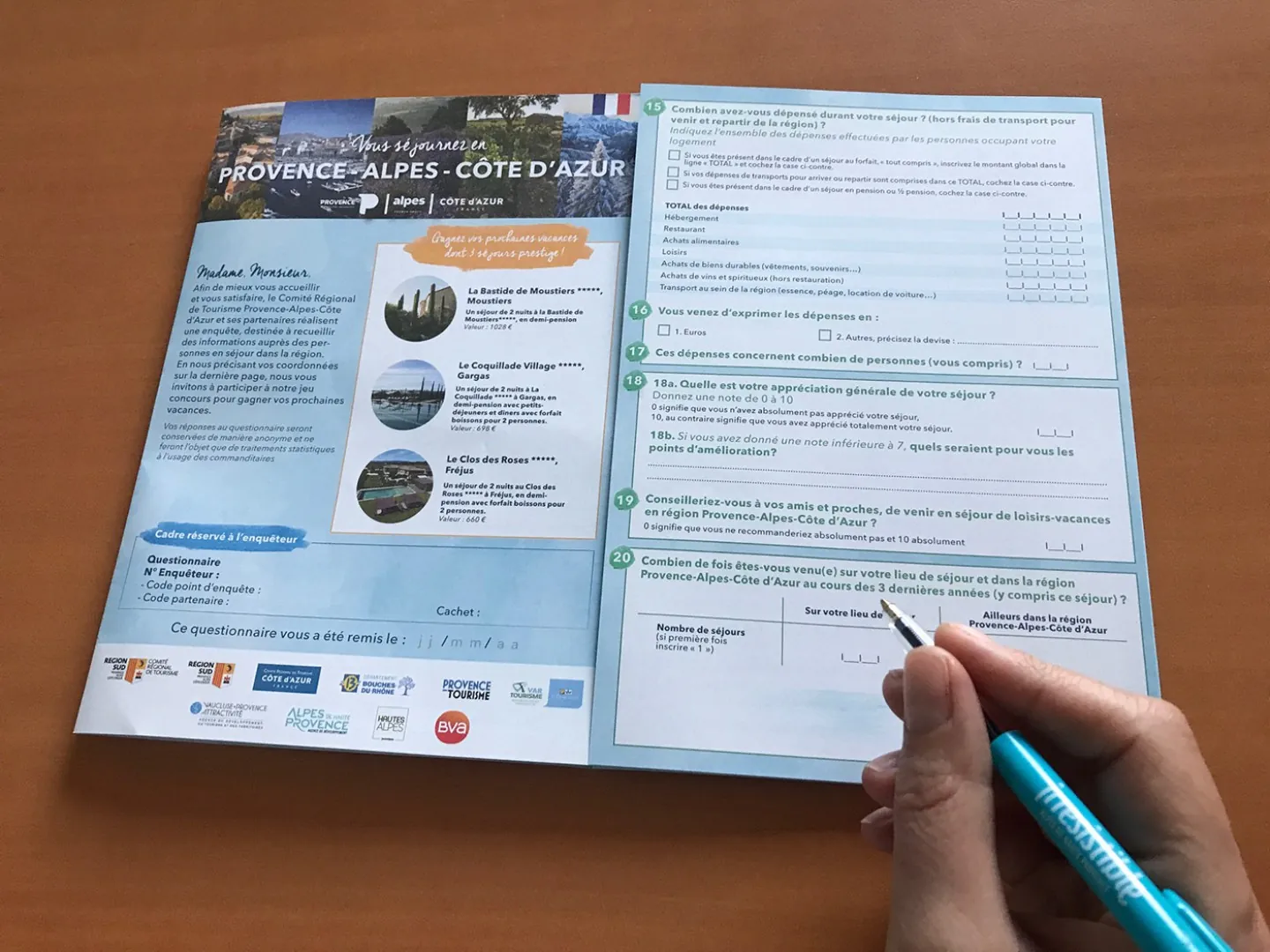 Enquête de clientèle touristique régionale Enquête de clientèle touristique régionale