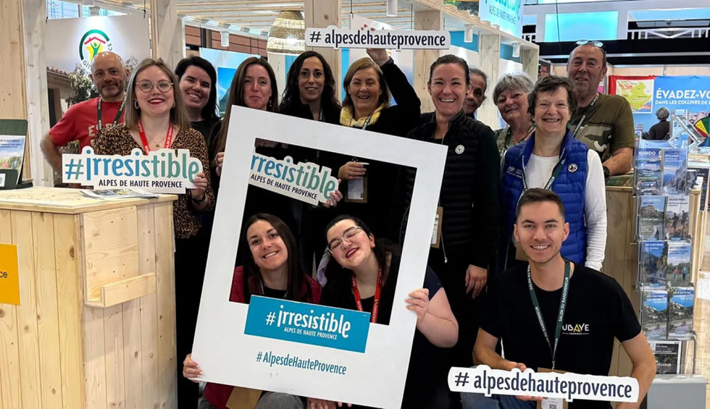 Les Alpes de Haute Provence au Salon du Randonneur 2026 à Lyon :