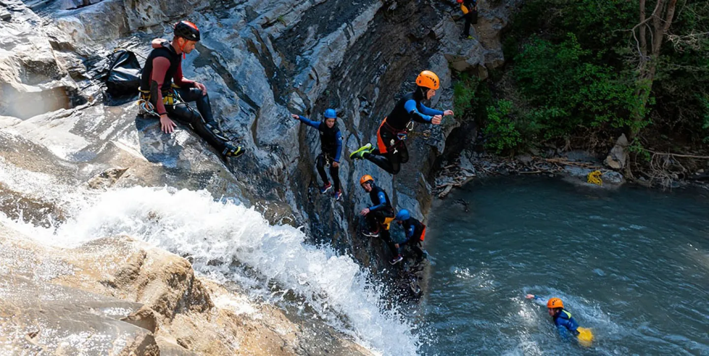 Canyoning dans les Alpes de Haute Provence